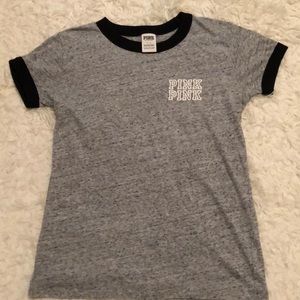 Gray and black t-shirt